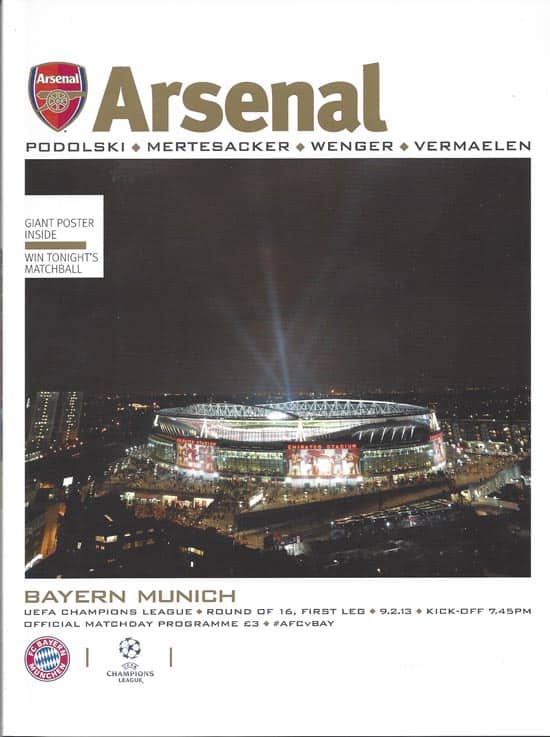 Arsenal FC v Bayern Munich/Munchen